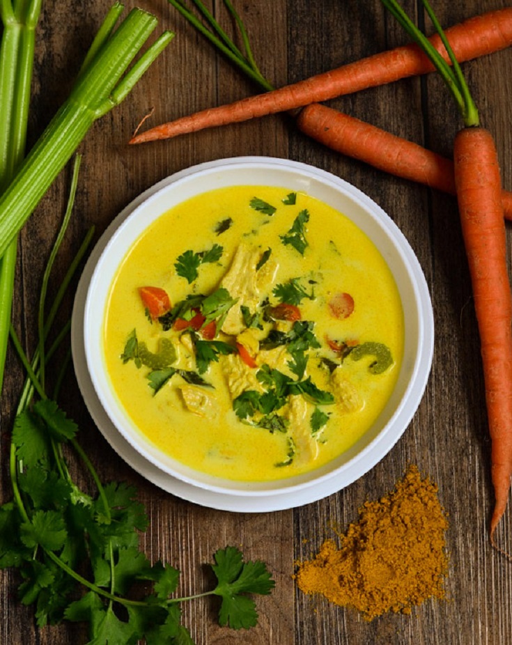 Indian Chicken Curry Soup