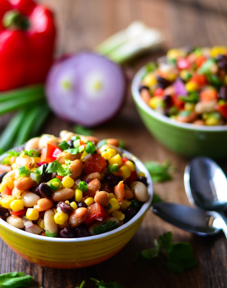 Mexican Ensalada de Frijoles (Bean Salad)