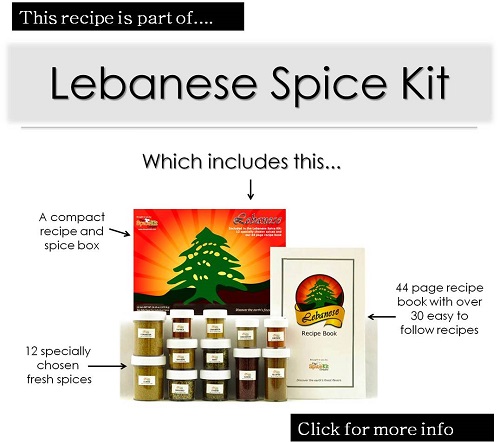 The Spice Kit Company- Lebanese Spice Kit