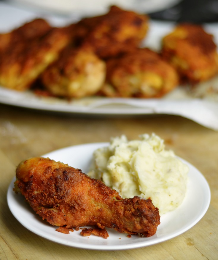 Blue Cheese Fried Chicken is finger lickin' good! - The Spice Kit Recipes (www.thespicekitrecipes.com)