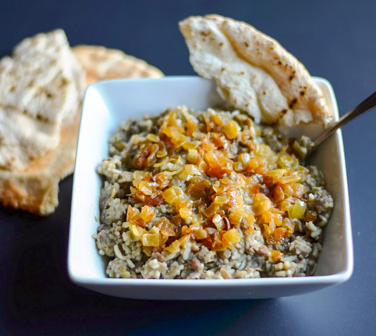 Mujadara - Lebanese Lentils and Rice