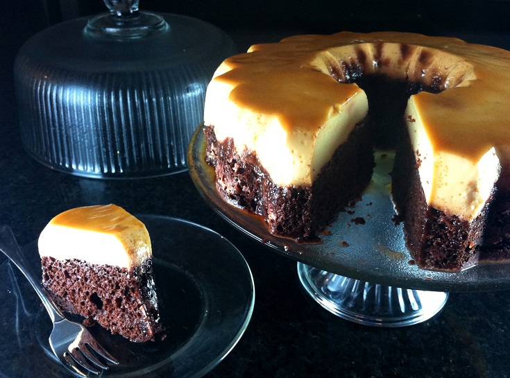 Easy Mexican Chocoflan (Choco Flan)