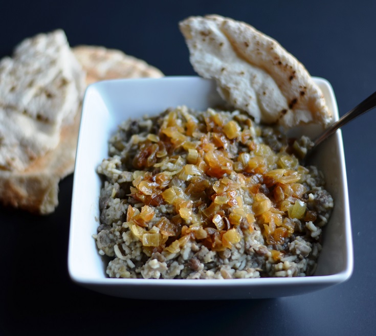 Easy Lebanese Lentils and Rice (Mujaddara)