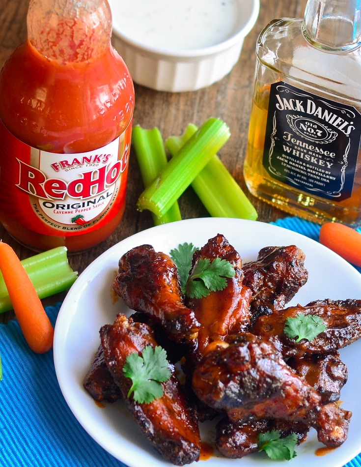 Jack Daniels Whiskey Grilled Wings