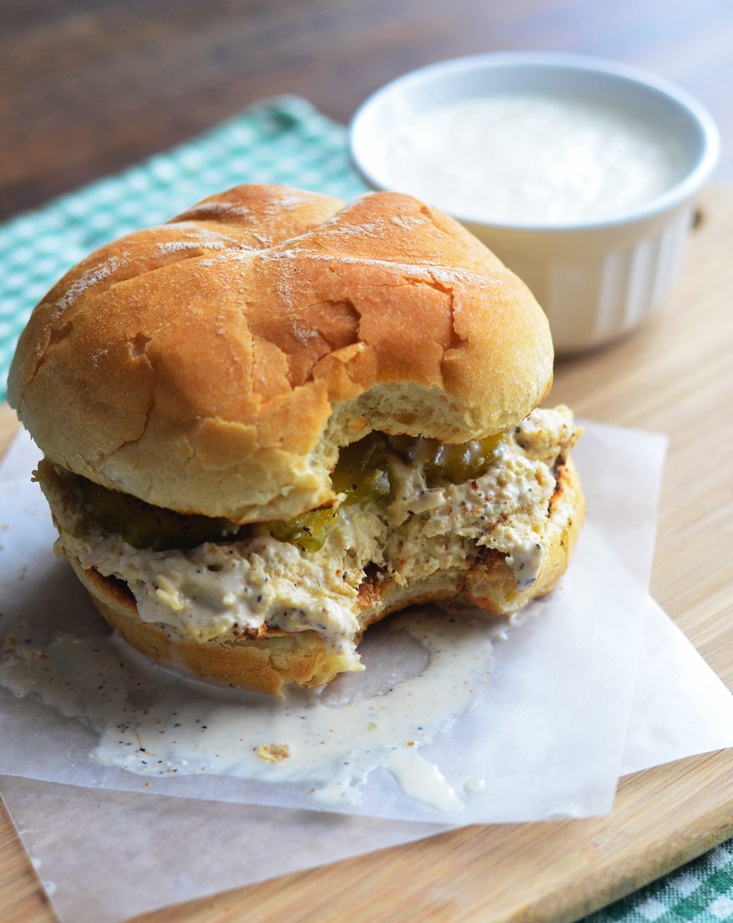 Alabama Chicken Sandwich with BBQ White Sauce- The Spice Kit Recipes