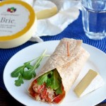 Alaska Crab, Bacon and Brie Wrap with Dill Mayo