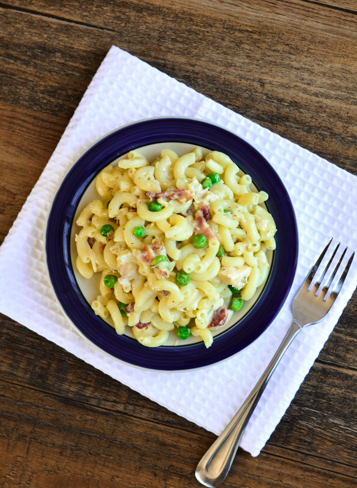 Havarti, Dill and Yogurt Pasta with Peas, Bacon, and Chicken- The Spice Kit Recipes (thespicekitrecipes.com)