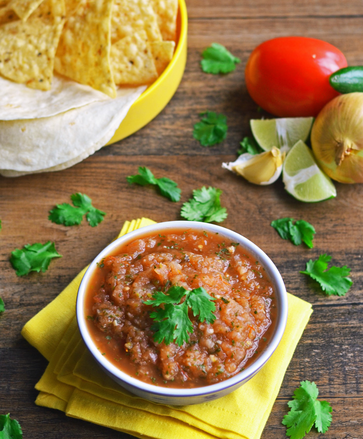 Easy Oven Roasted Salsa | The Spice Kit Recipes (thespicekitrecipes.com)