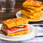 Arkansas Ham and Cheese Cornbread Sandwich