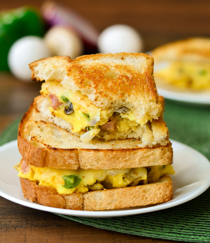 Denver Omelet Sandwich