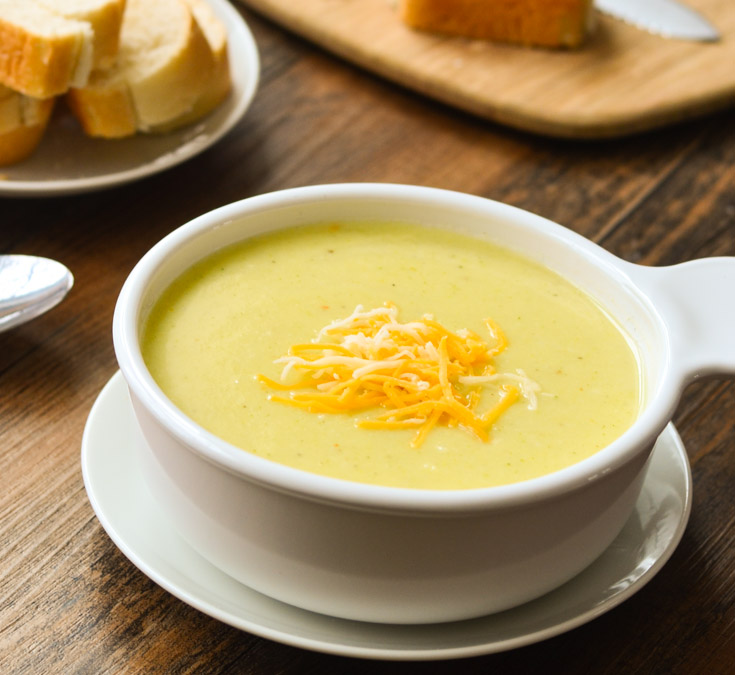 Easy, Cheesy, Potato, Cauliflower and Broccoli Soup