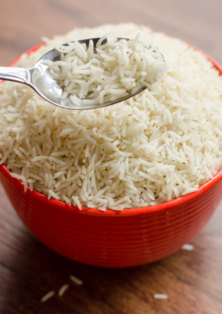 Perfect Basmati Rice!  No more mushy rice with this technique!  The Spice Kit Recipes (www.thespicekitrecipes.com)