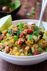 Esquites Roasted Corn Salad is the best corn salad I've ever had! Really, I mean it!- The Spice Kit Recipes