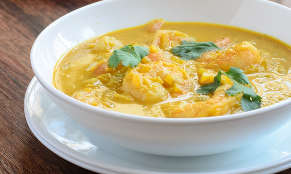 Indian Shrimp Coconut Curry- The Spice Ki Recipes (www.thespicekitrecipes.com)