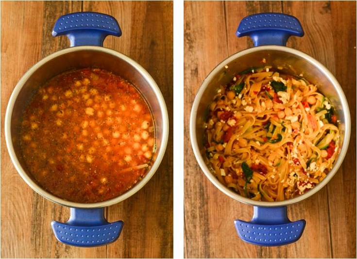 Italian Wonderpot with Spinach and Chickpeas