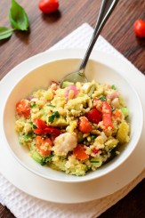 Quiona Giardiniera Salad is super flavorful and healthy!- The Spice Kit Recipes (www.thespicekitrecipes.com)