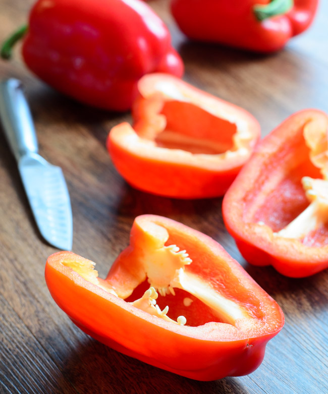 Lebanese Kofta and Quinoa Stuffed Peppers- The Spice KIt Recipes (www.thespicekitrecipes.com)