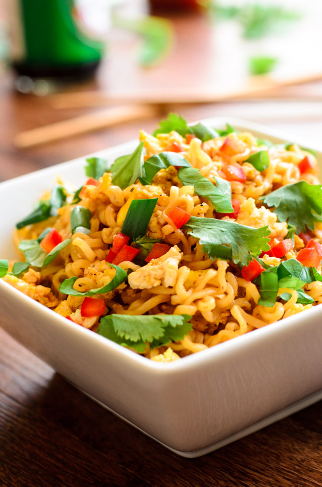 Spicy Sriracha, Hoisin and Garlic Ramen