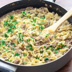 Swedish “Meatballs” Meat Sauce with Egg Noodles